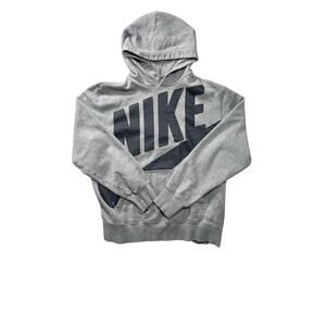 Vintage Y2K 2000s Nike Big Swoosh Spellout Hoodie Sweatshirt Size XXL RARE